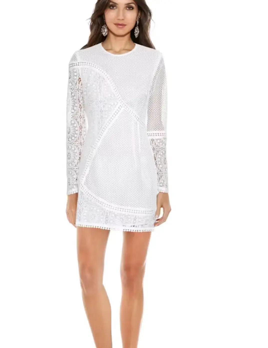 Zimmermann Anais Lace Dress White AU 0 - Image 2