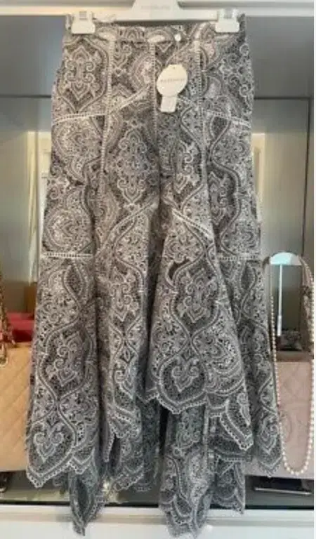 Zimmermann Empire Embroidered Skirt Size 0 - Image 4