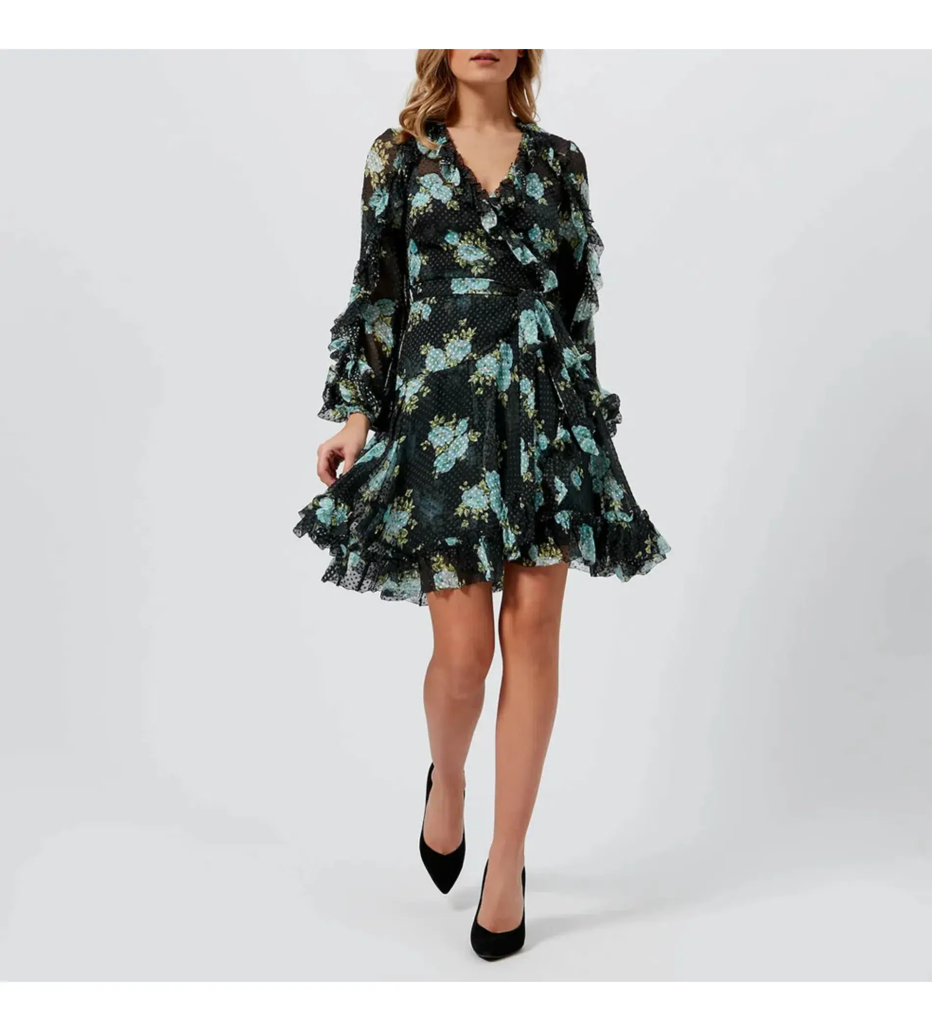 Zimmermann Women's Breeze Ruffle Wrap Dress Size 0P/Au 6  - Image 1