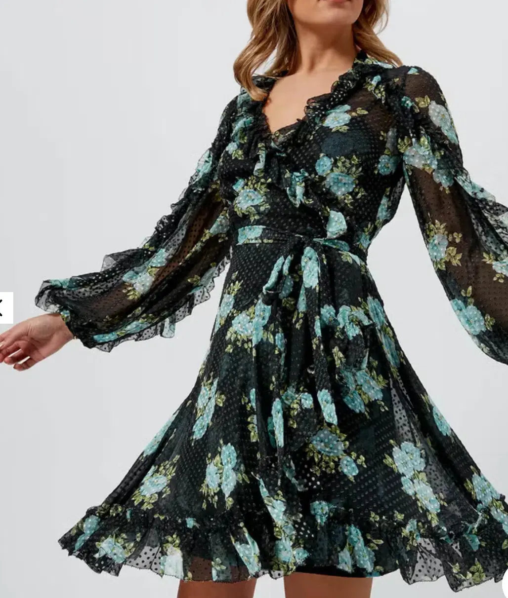 Zimmermann Women's Breeze Ruffle Wrap Dress Size 0P/Au 6  - Image 3