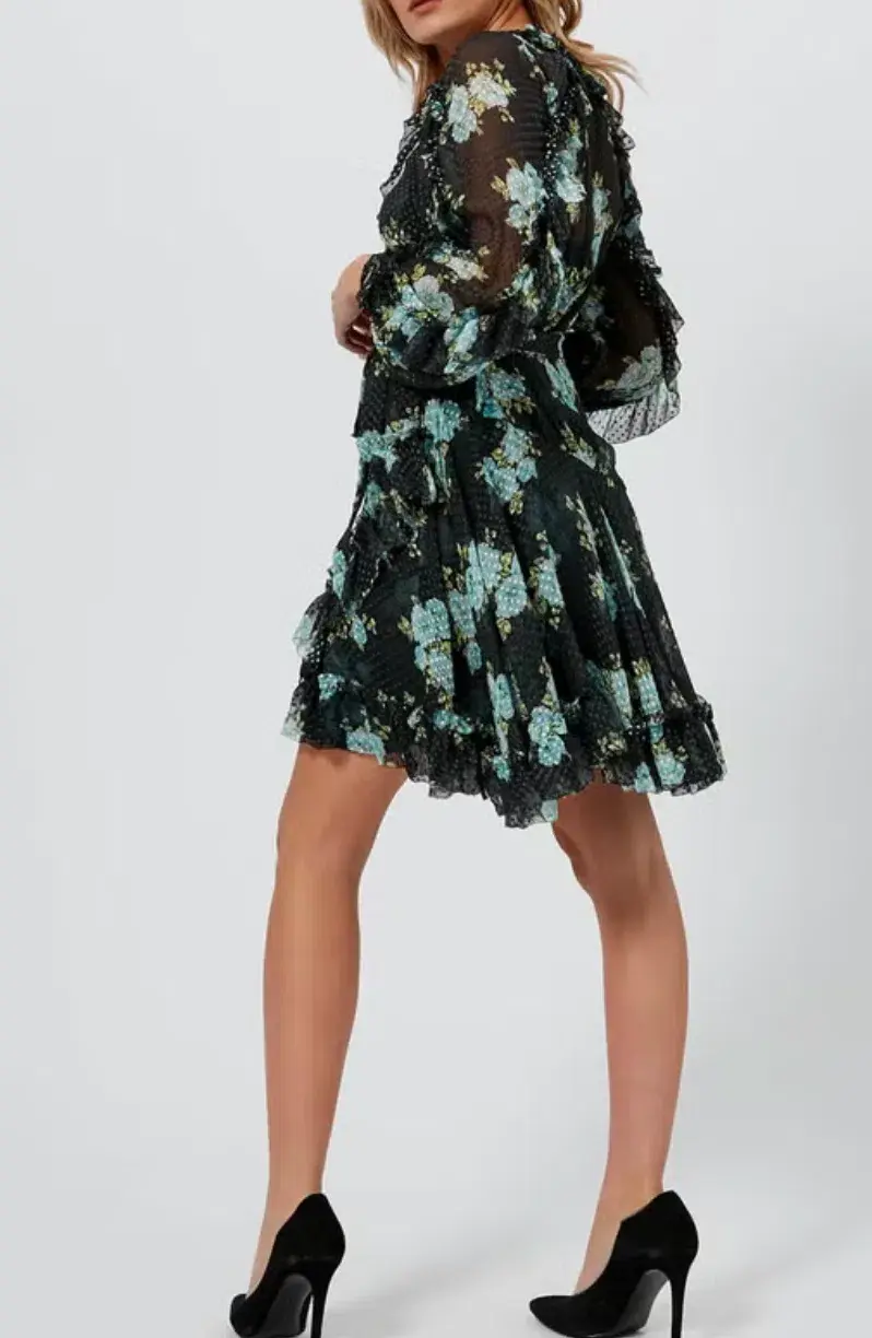 Zimmermann Women's Breeze Ruffle Wrap Dress Size 0P/Au 6  - Image 4