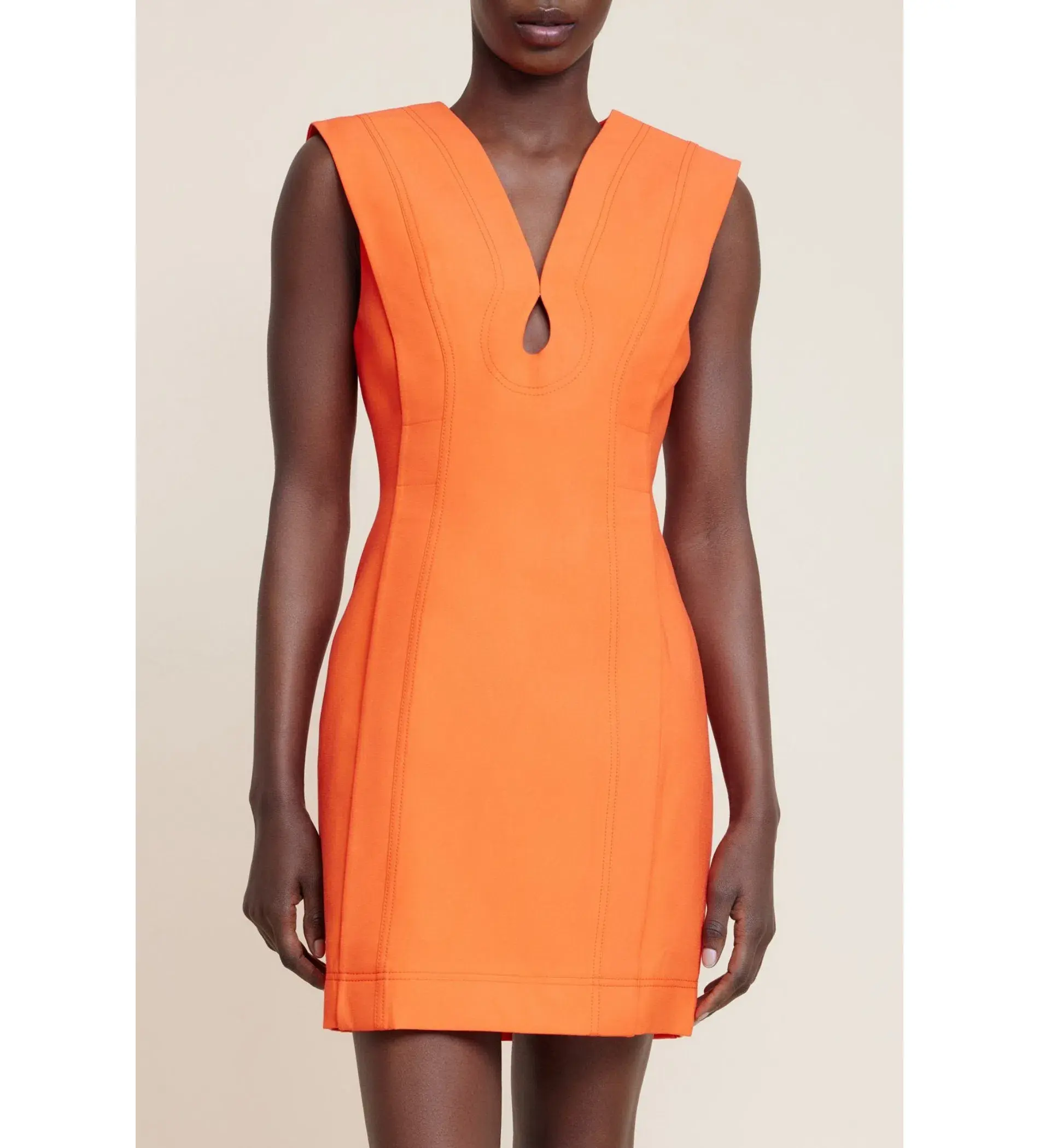 Acler Coolidge Mini Dress Orange Size 8 - Image 1
