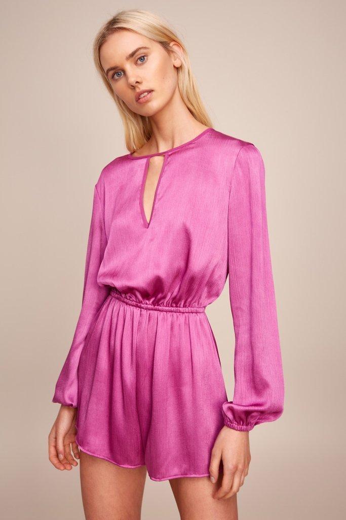 The Fifth Label  Estella Long Sleeve Playsuit in Orchid Pink Size 8 - Image 1