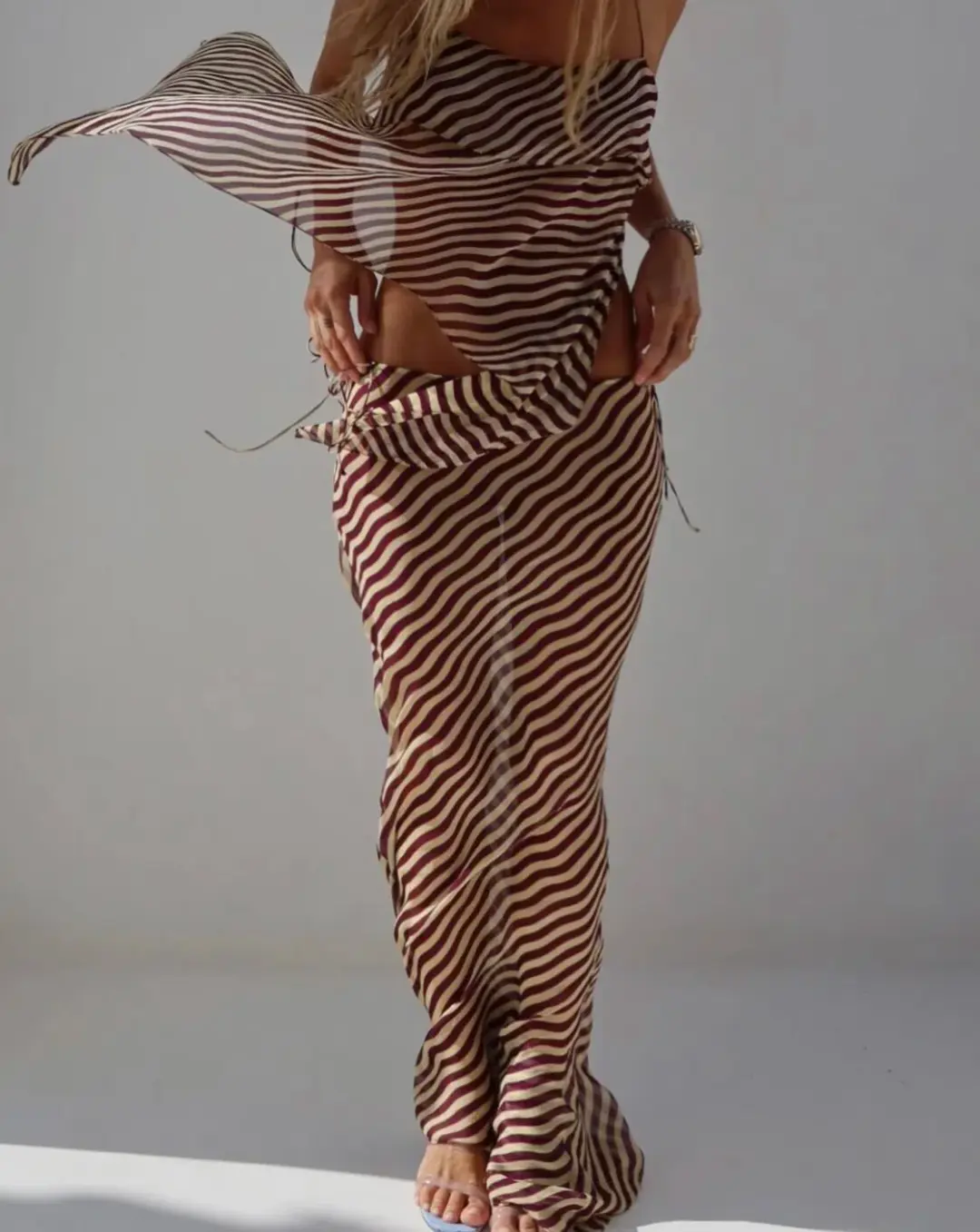 Rat & Boa Assisi Skirt Print Size 8 for rent on The Volte - main image