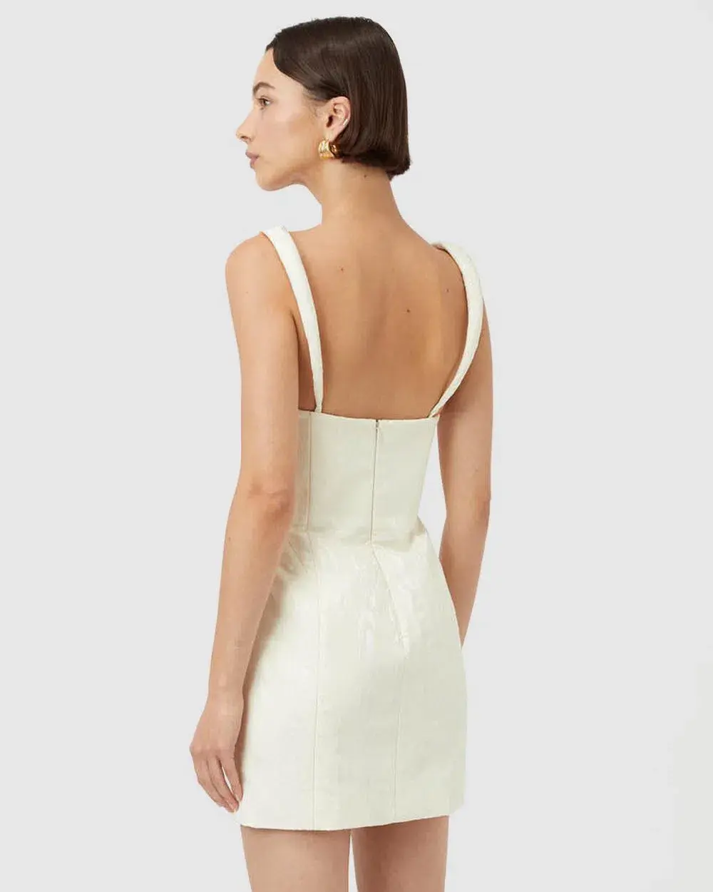 Camilla And Marc Malla Mini Dress Cream Size 12 - Image 3