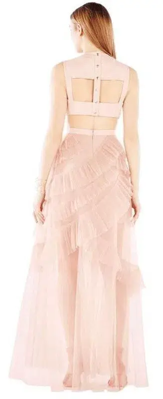 BCBGMAXAZRIA Avalon Gown Blush Size 0 / AU 6 - Image 6