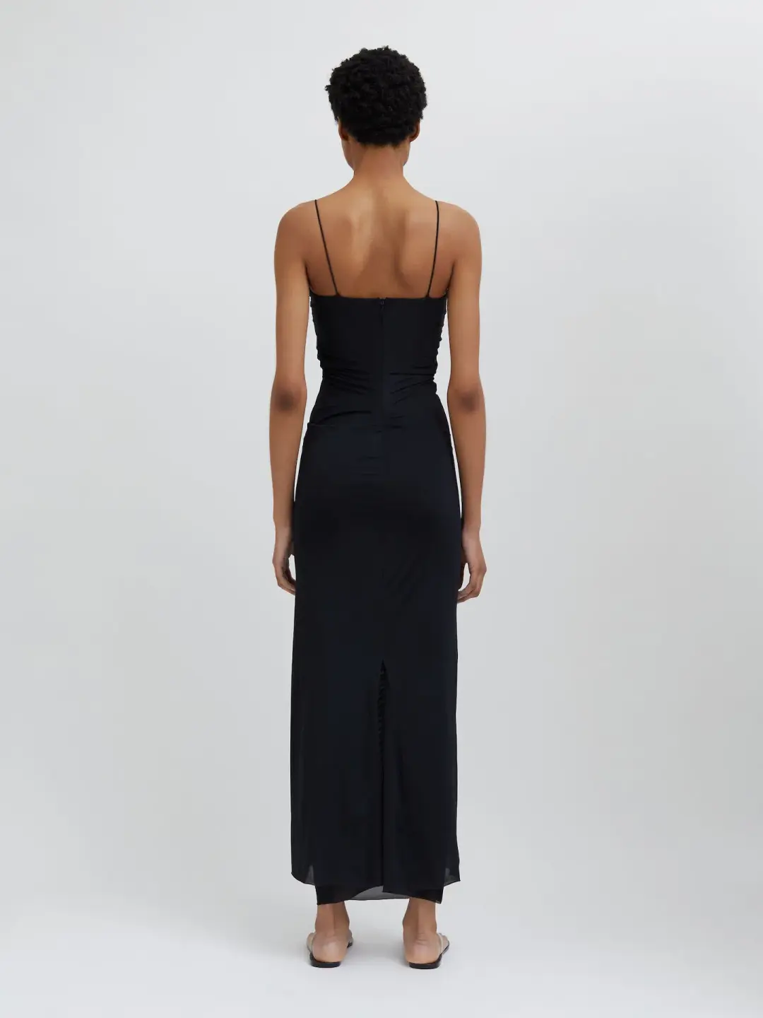 Christopher Esber Molded Venus Dress Black Size 8 for rent on The Volte - main image