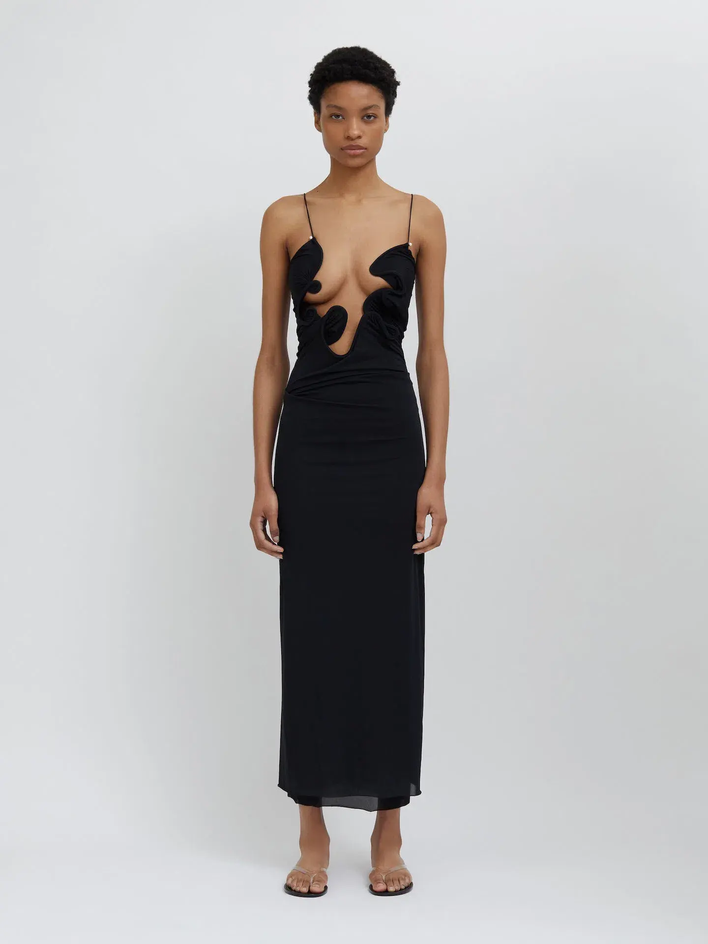Christopher Esber Molded Venus Dress Black Size 8 - Image 1