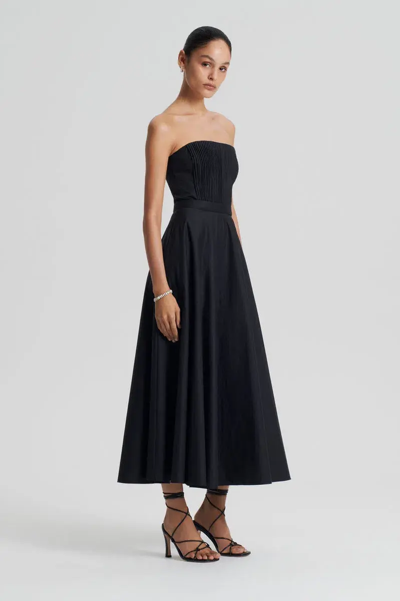 Scanlan Theodore Parachute Bustier Dress Black Size 8 - Image 4
