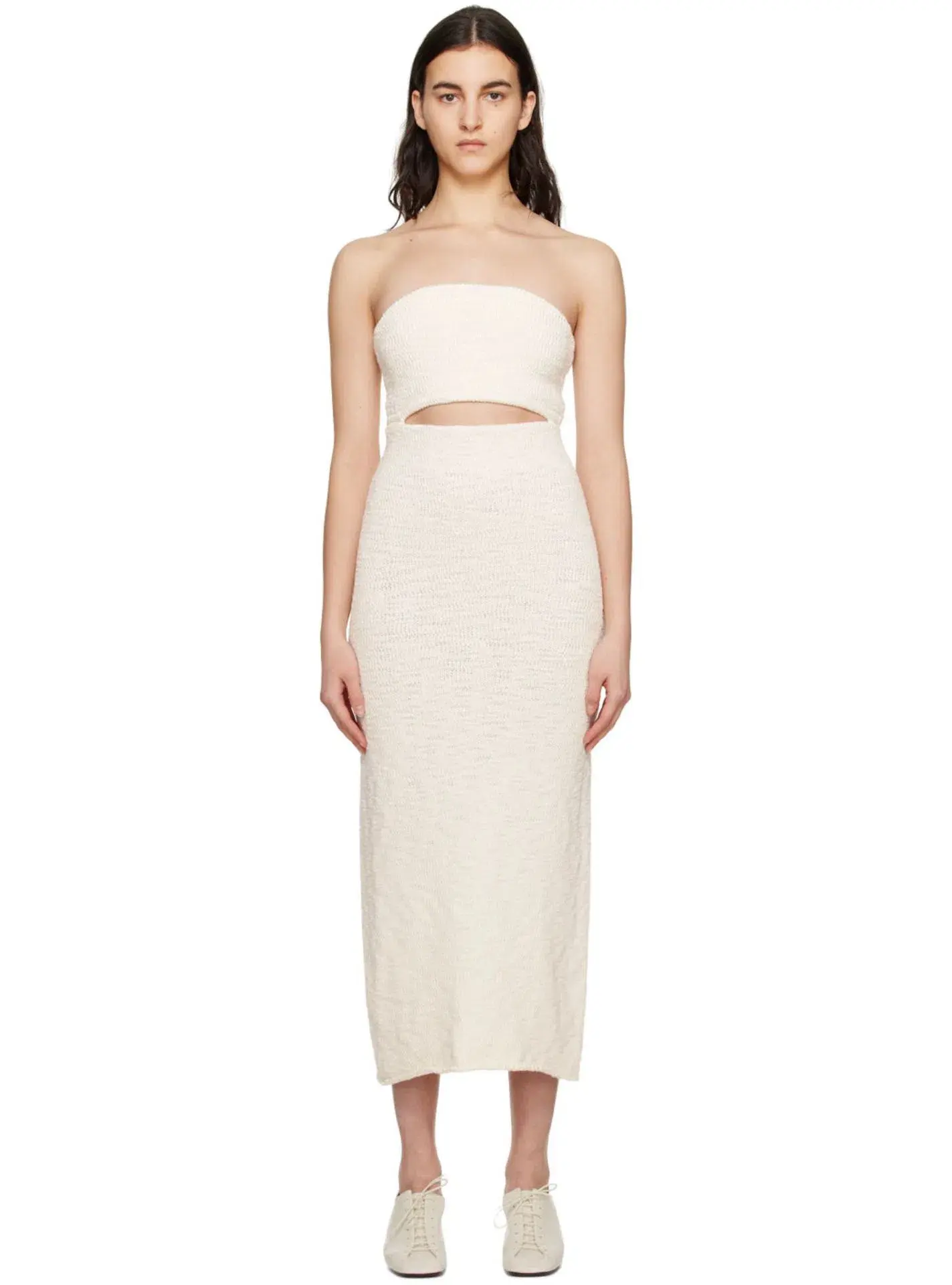 Camilla and Marc Jasper Knit Dress Ivory Size XS / AU 6 - Image 1