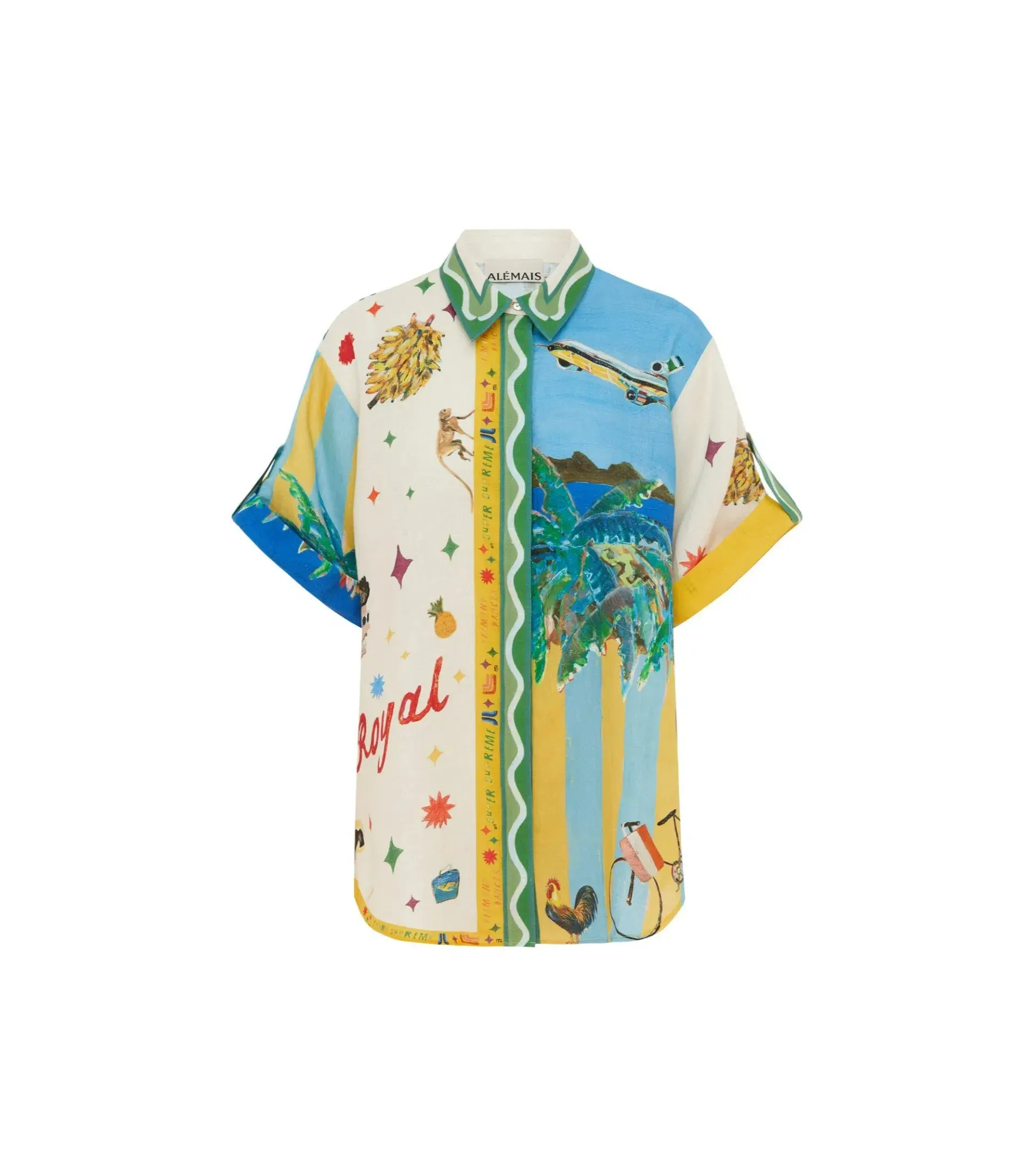 Alémais All Aboard Shirt and Skirt Multi Size AU 16  - Image 5