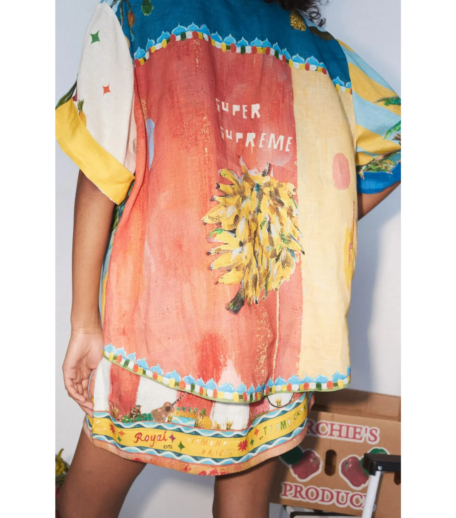 Alémais All Aboard Shirt and Skirt Multi Size AU 16  - Image 2