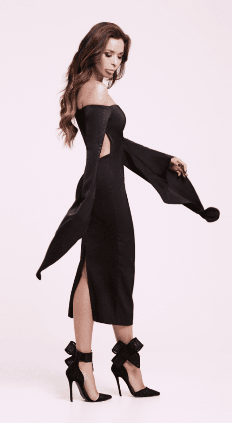 Asilio The Shiralee Dress Black 6 - Image 2