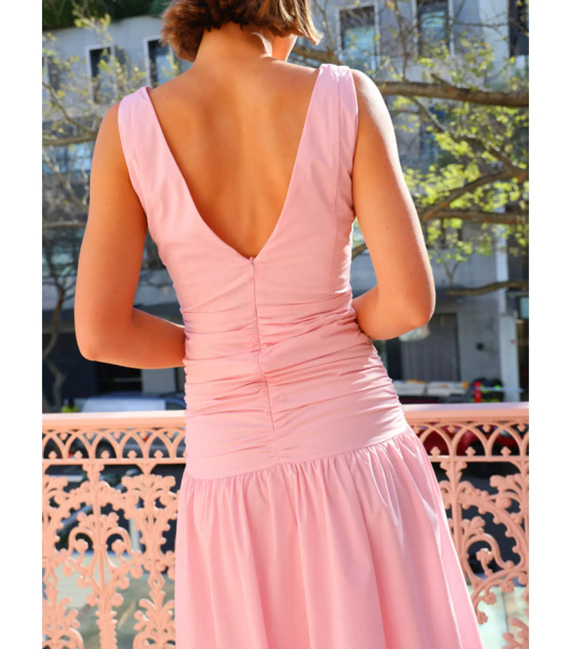 By Nicola Bowie Maxi Dress Marshmallow Size AU 16  - Image 4
