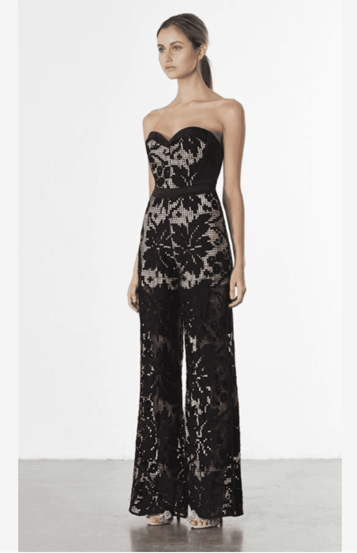 Elliatt Muse Playsuit Black Lace 8 - Image 1
