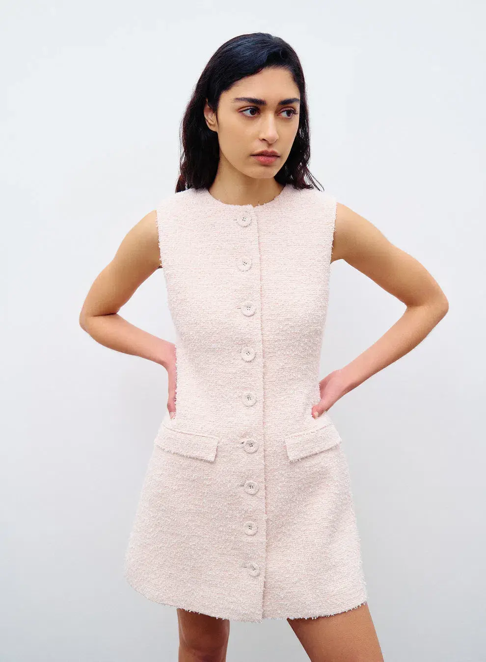 Anna Quan The Sofia Dress in Blush Size AU 6  - Image 4