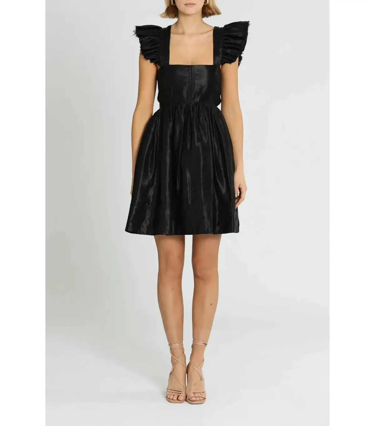 Aje Gazelle Mini Dress Black Size AU 12 - Image 1