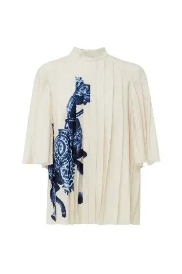 Alemais Rider Pleated Blouse and Skirt Print Size AU 12  - Image 4