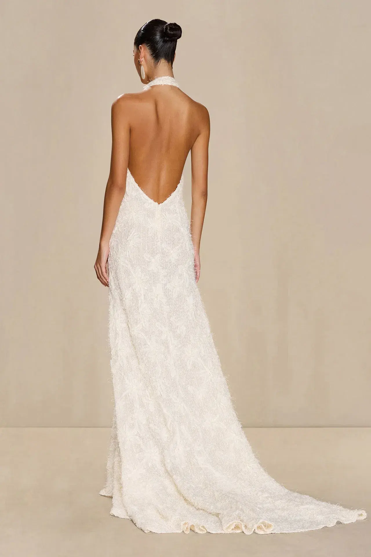 Sonya Moda Noorah Gown in Créme Off-White Size XS / AU 6 - Image 3