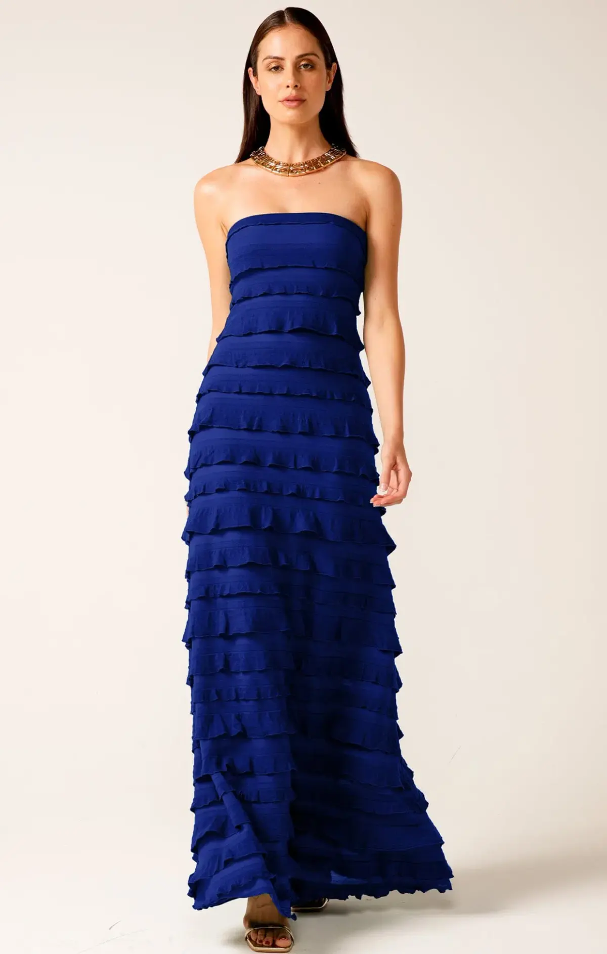 Sacha Drake Maddison Maxi Dress Sapphire Size 10 - Image 2