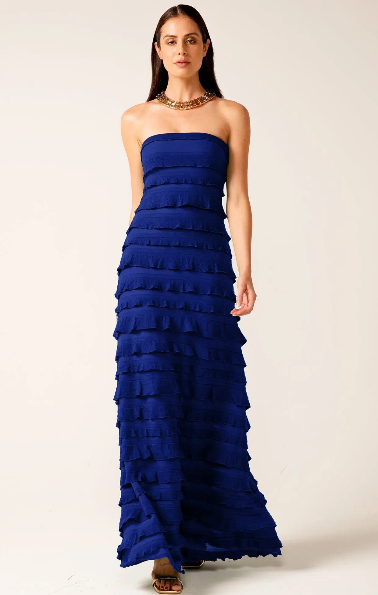 Sacha Drake Maddison Maxi Dress Sapphire Size 10 - Image 2
