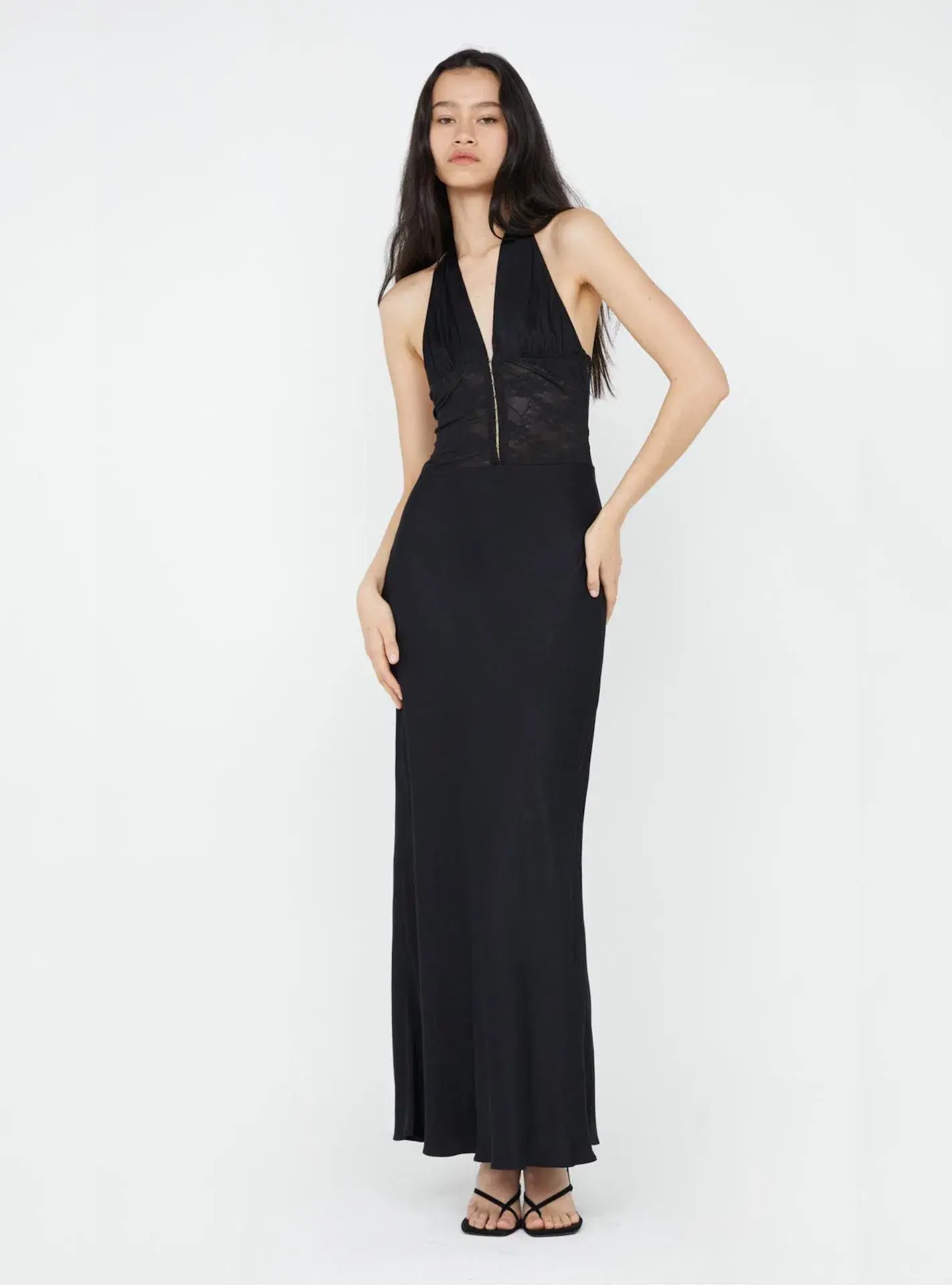Bec & Bridge Akari Halter Dress Black Size AU8 - Image 1
