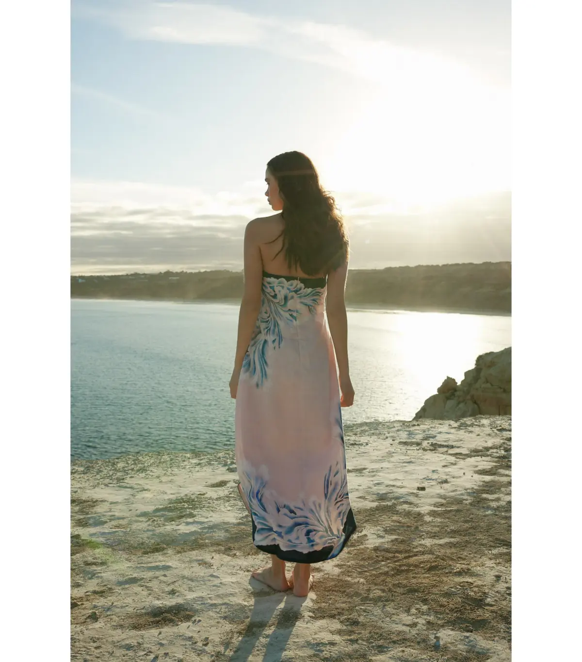 Aston Studio Maeve Dress in Seashell/Iceberg Size AU 10  - Image 4