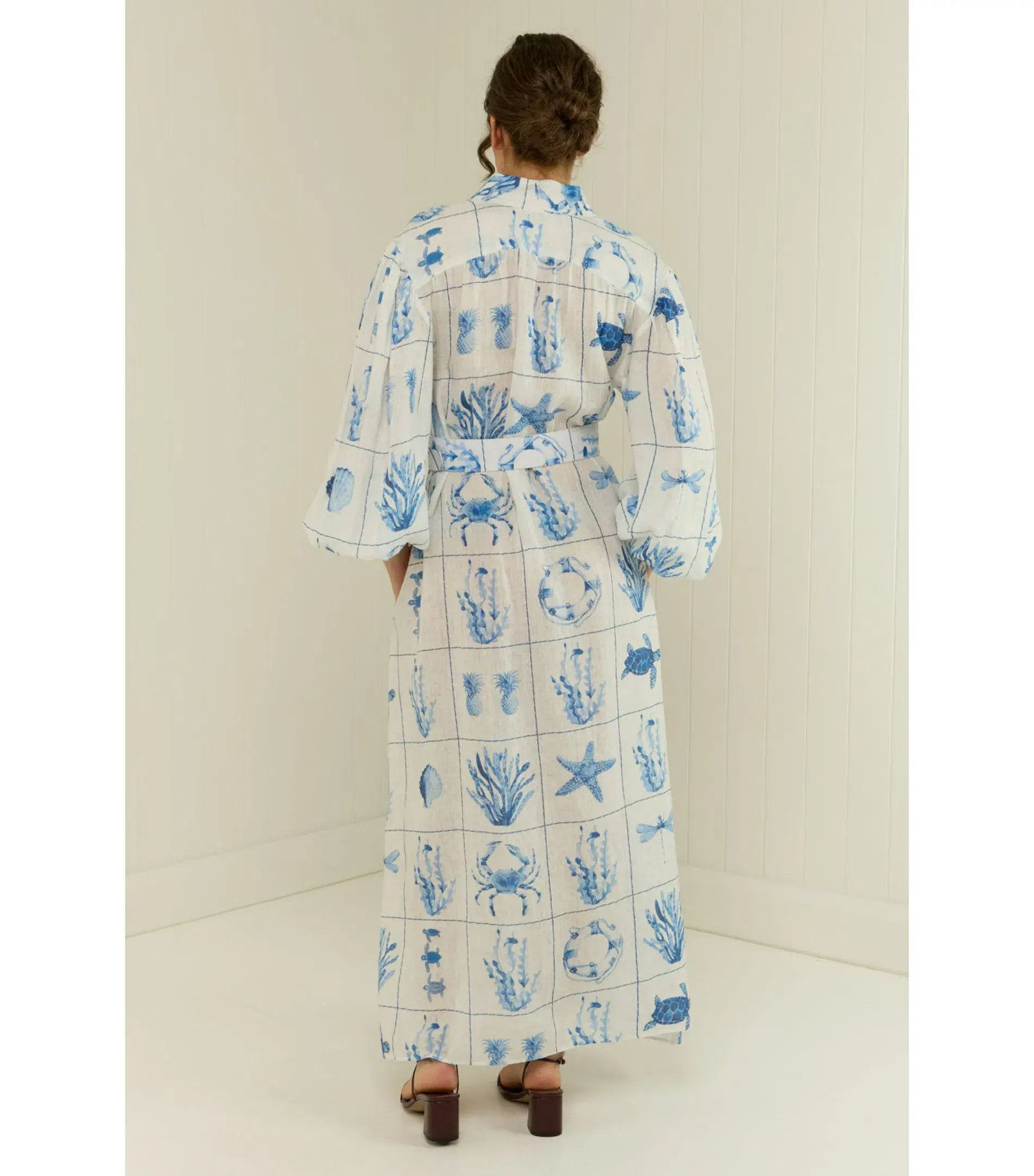 Palm Noosa Noddy Dress Chalkies Tile Size AU 14 - Image 5