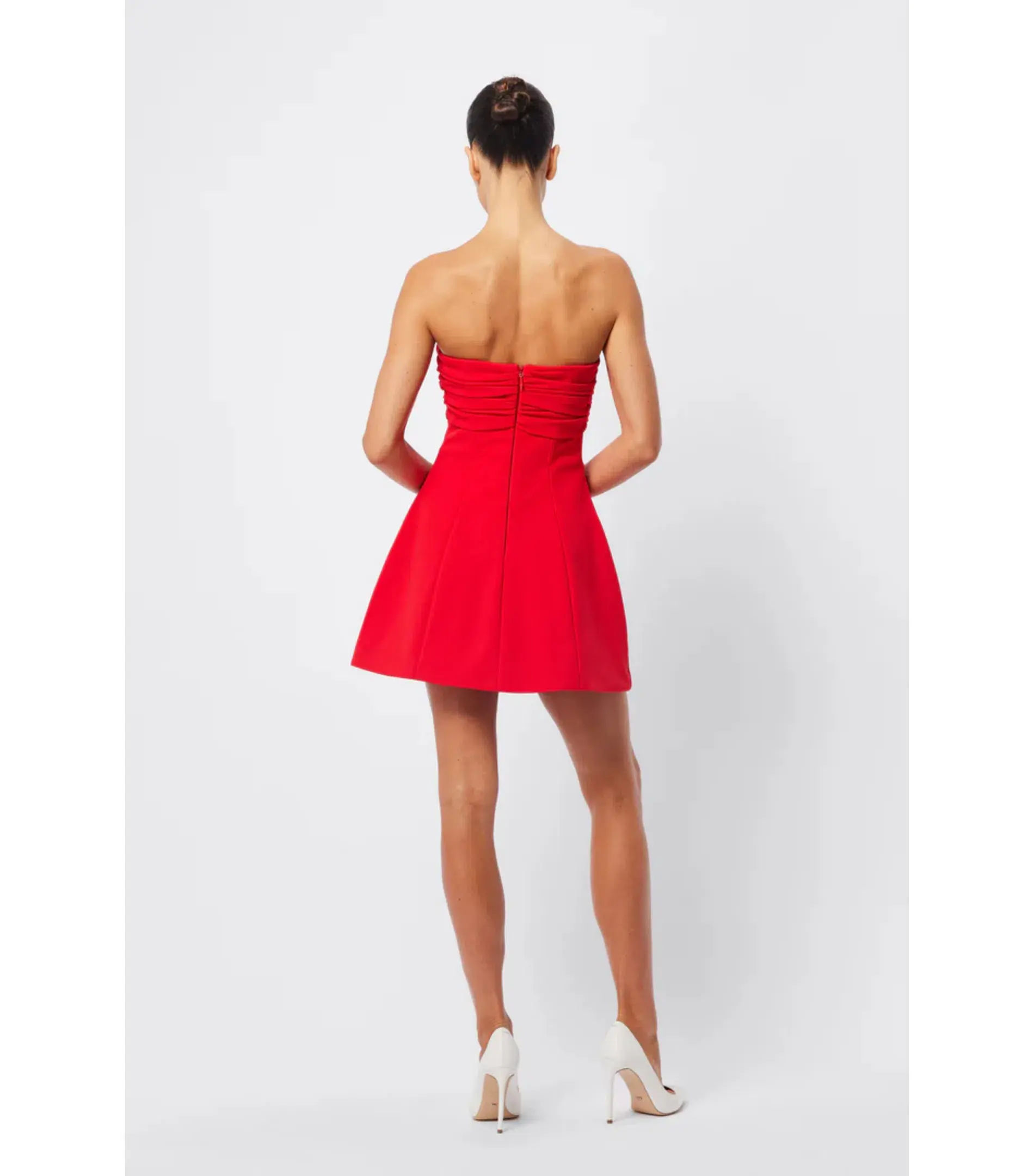 Mossman Bitter Mini Dress Red Size AU 10 - Image 4