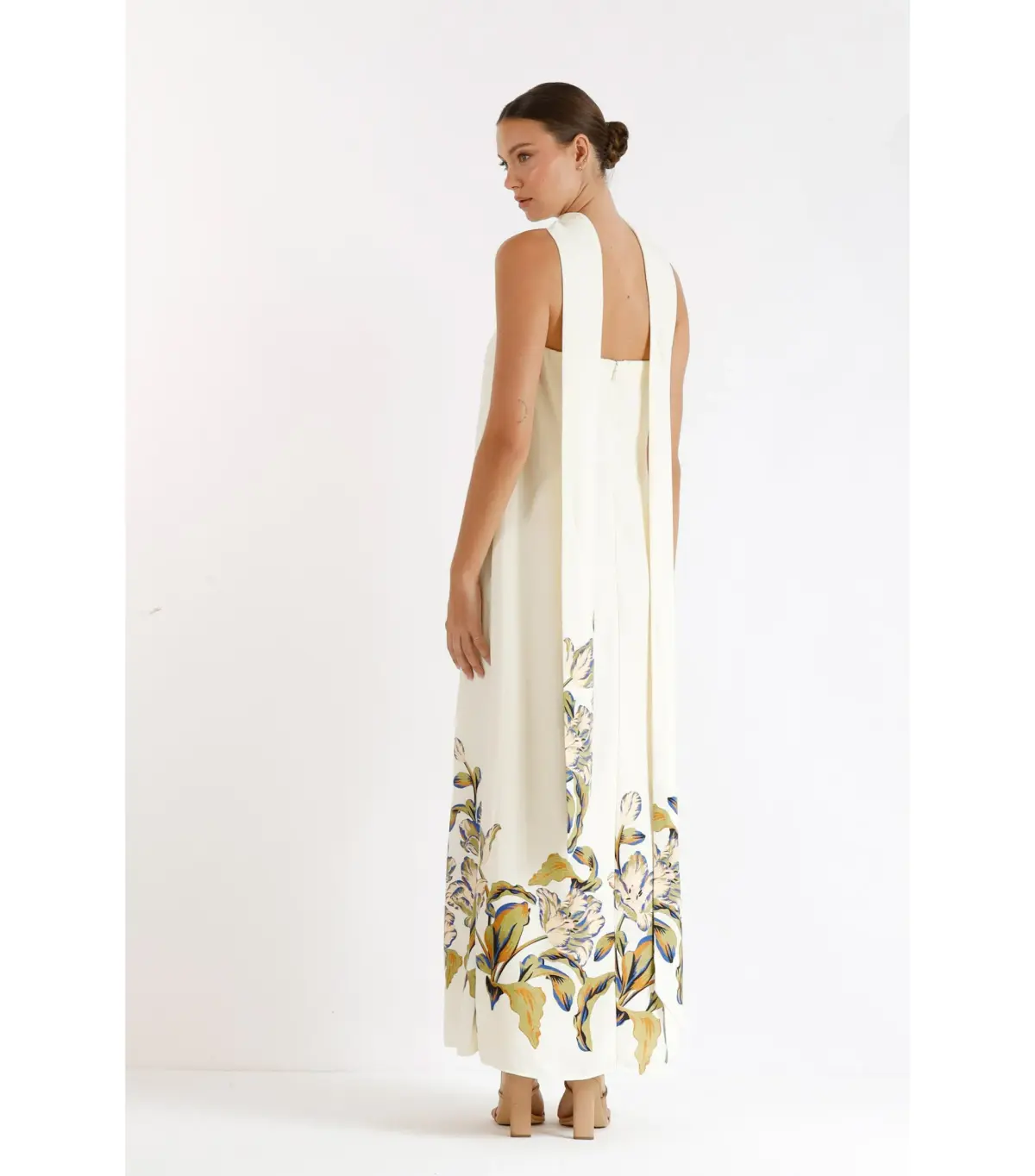 Pasduchas Celeste Column Midi Dress Multi Size Small / AU 8 - Image 5