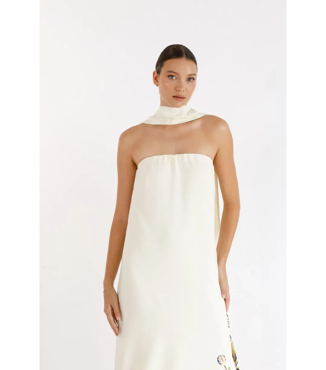 Pasduchas Celeste Column Midi Dress Multi Size Small / AU 8 for rent on The Volte - main image