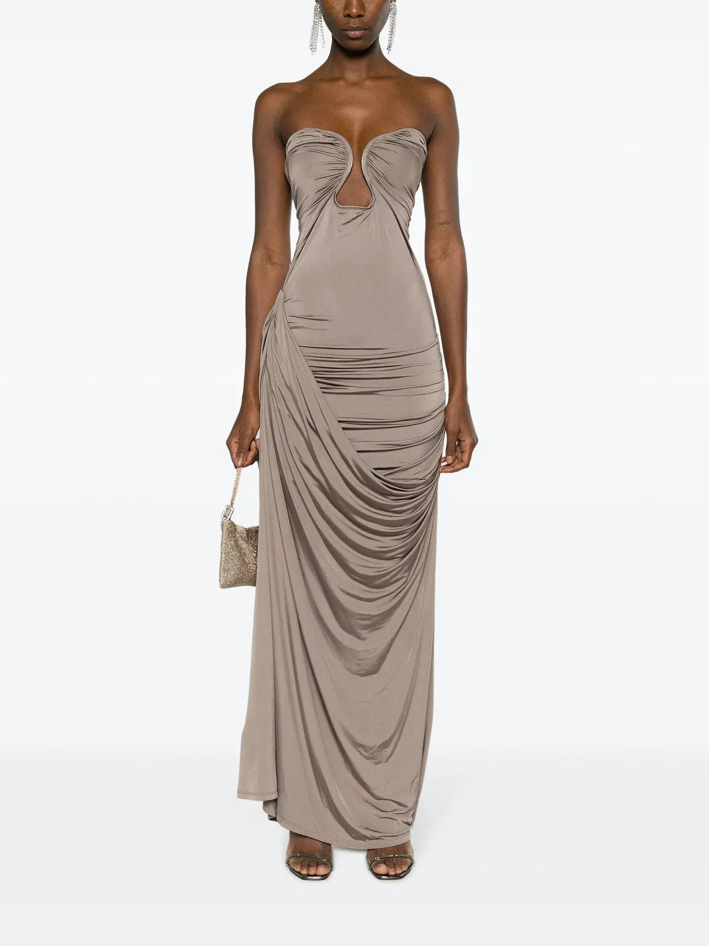 Paris Georgia Val Dress In Concrete Size 12  - Image 1