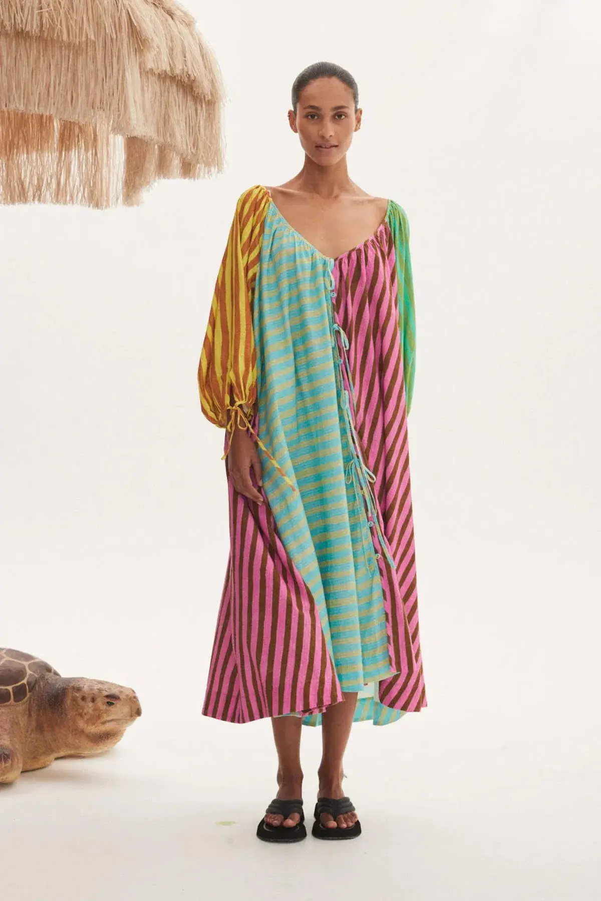 Alemais Bobbie Pool Dress Multi Size AU 10 - Image 2