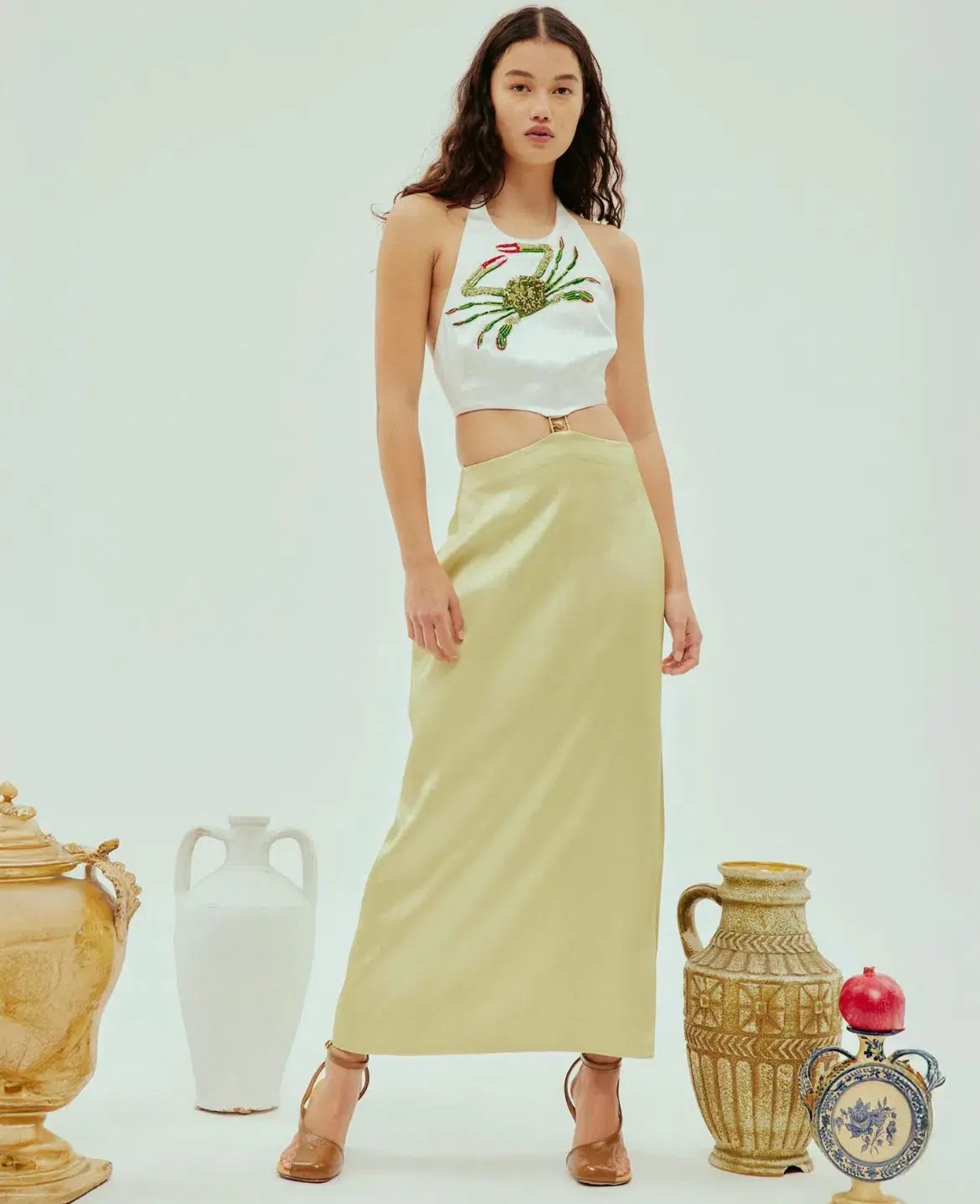 Alemais Seb Embellished Midi Dress - Image 1