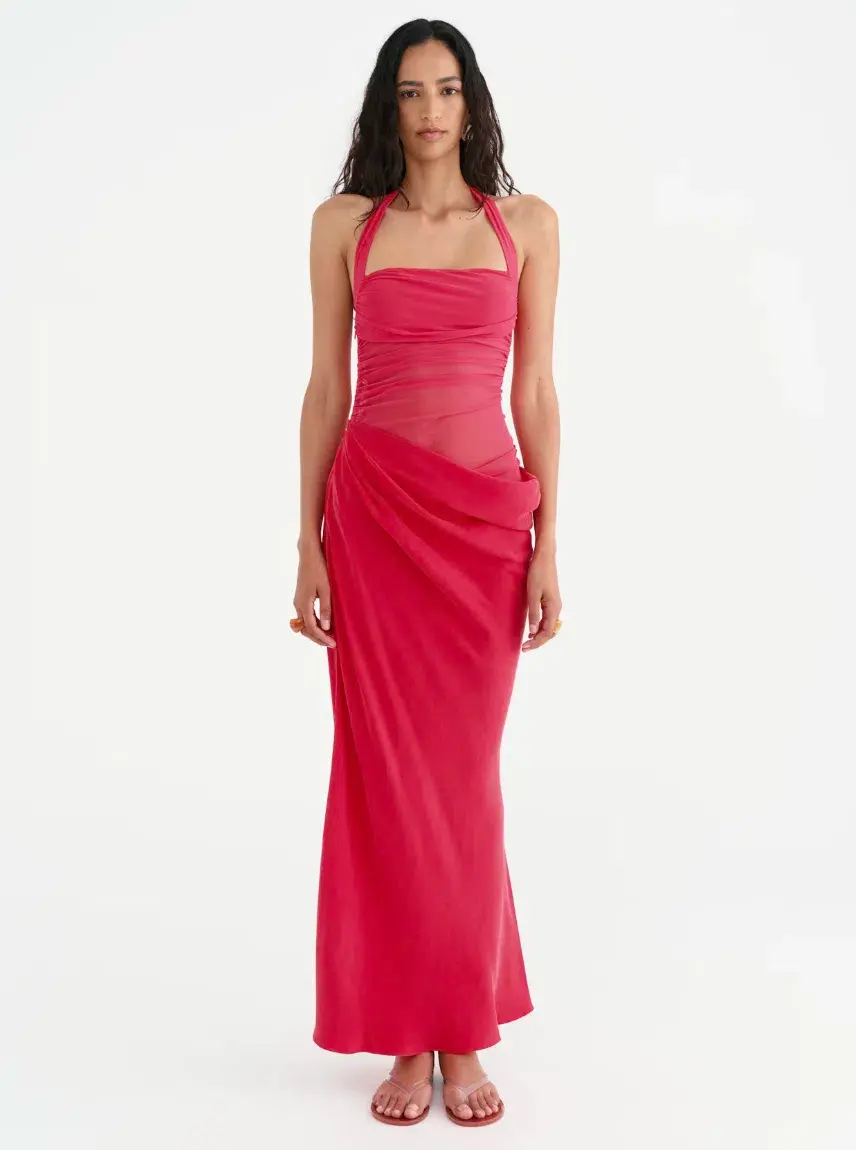 Gina Maxi Dress Pink Size 8 - Image 1