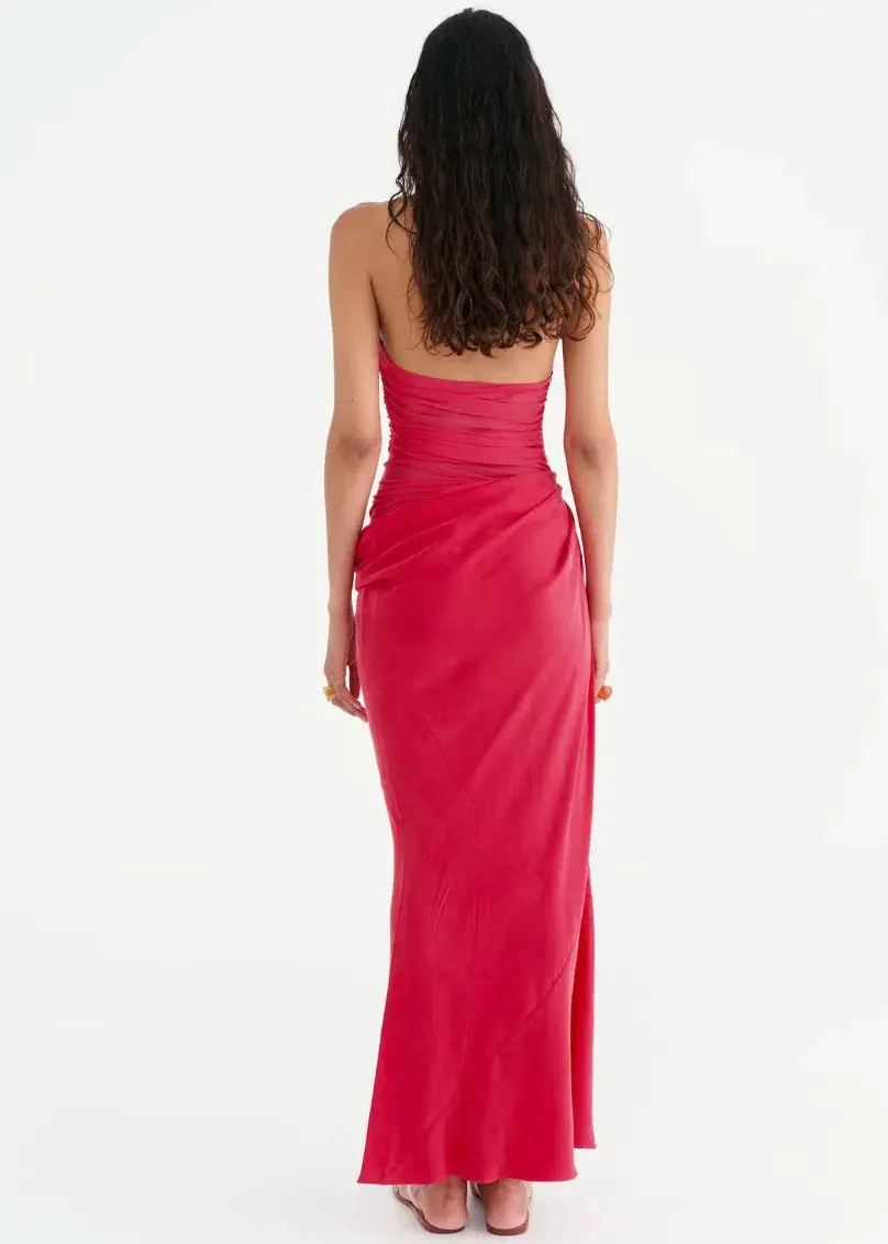 Gina Maxi Dress Pink Size 8 - Image 3