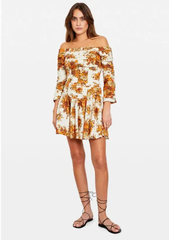 Alémais Derby Off-Shoulder Mini Floral Size AU 12 - Image 1