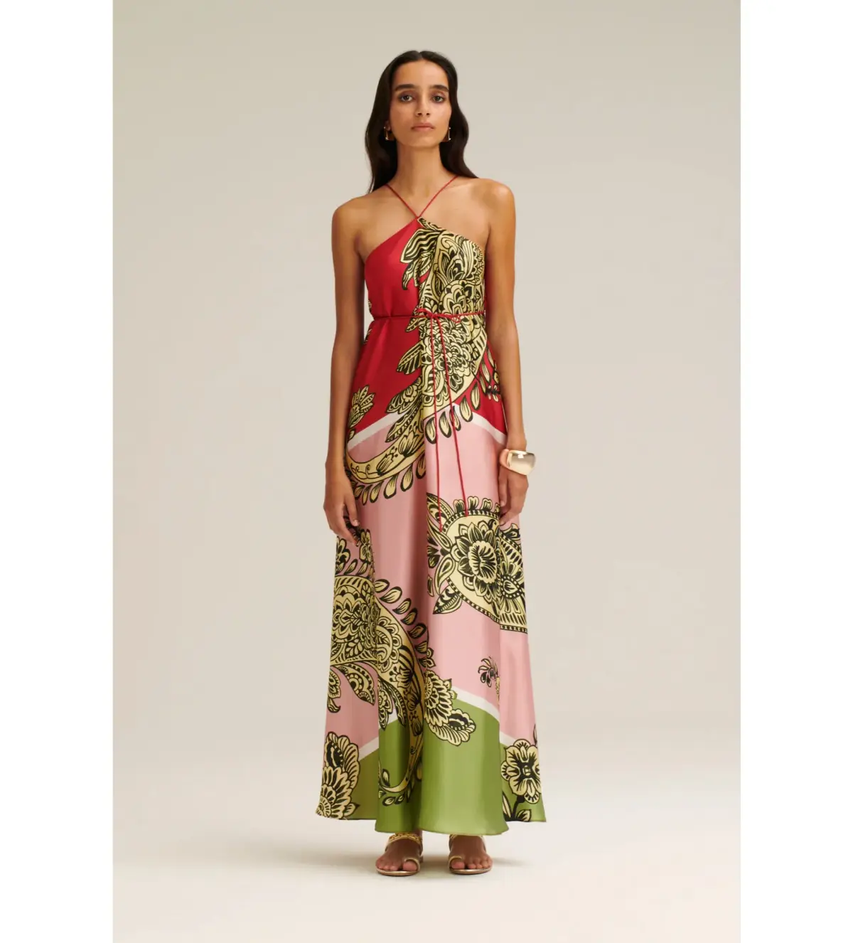 Scanlan Theodore Silk Harrow Print Dress Size AU 10 - Image 1