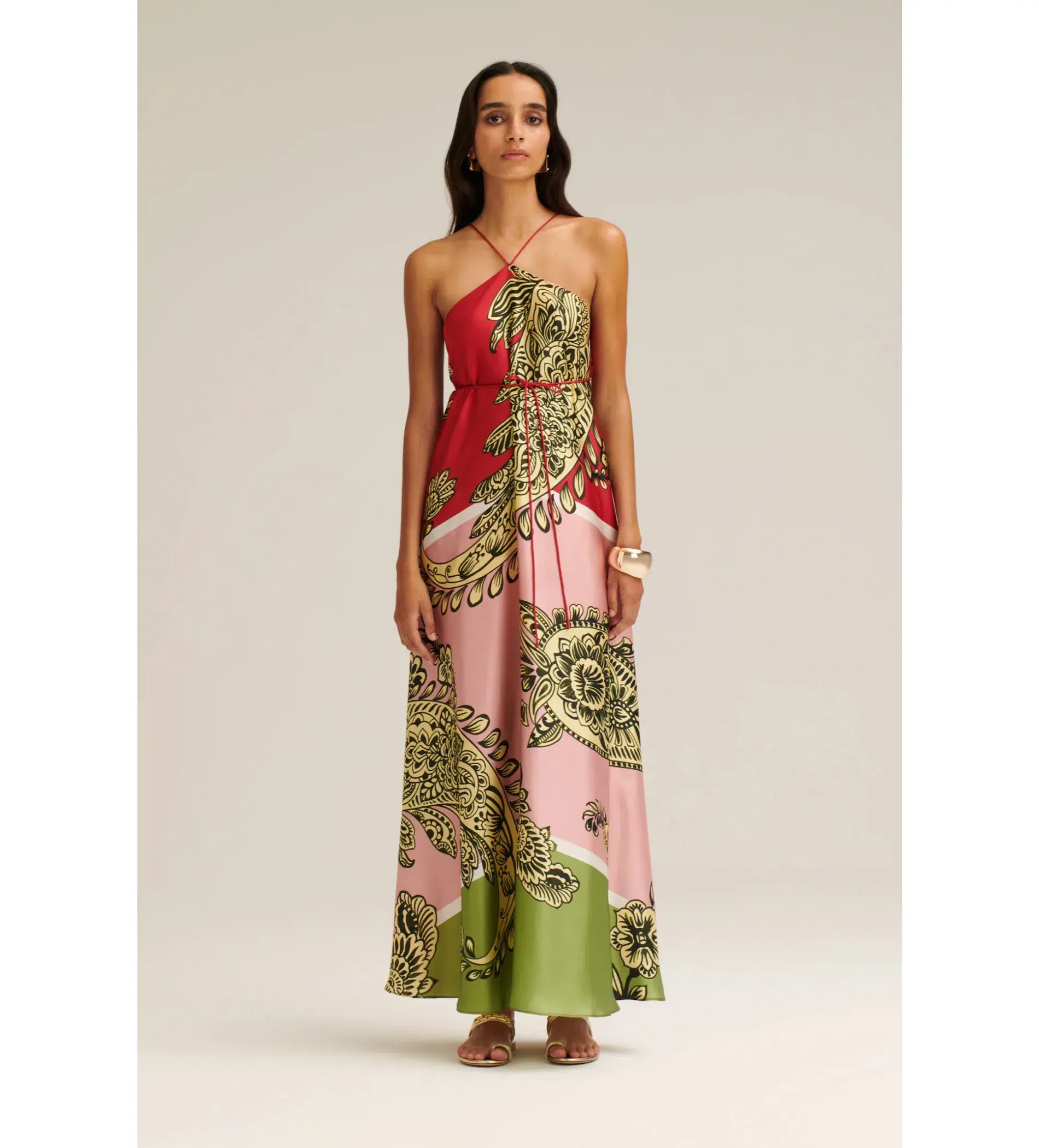 Scanlan Theodore Silk Harrow Print Dress Size AU 10 - Image 1