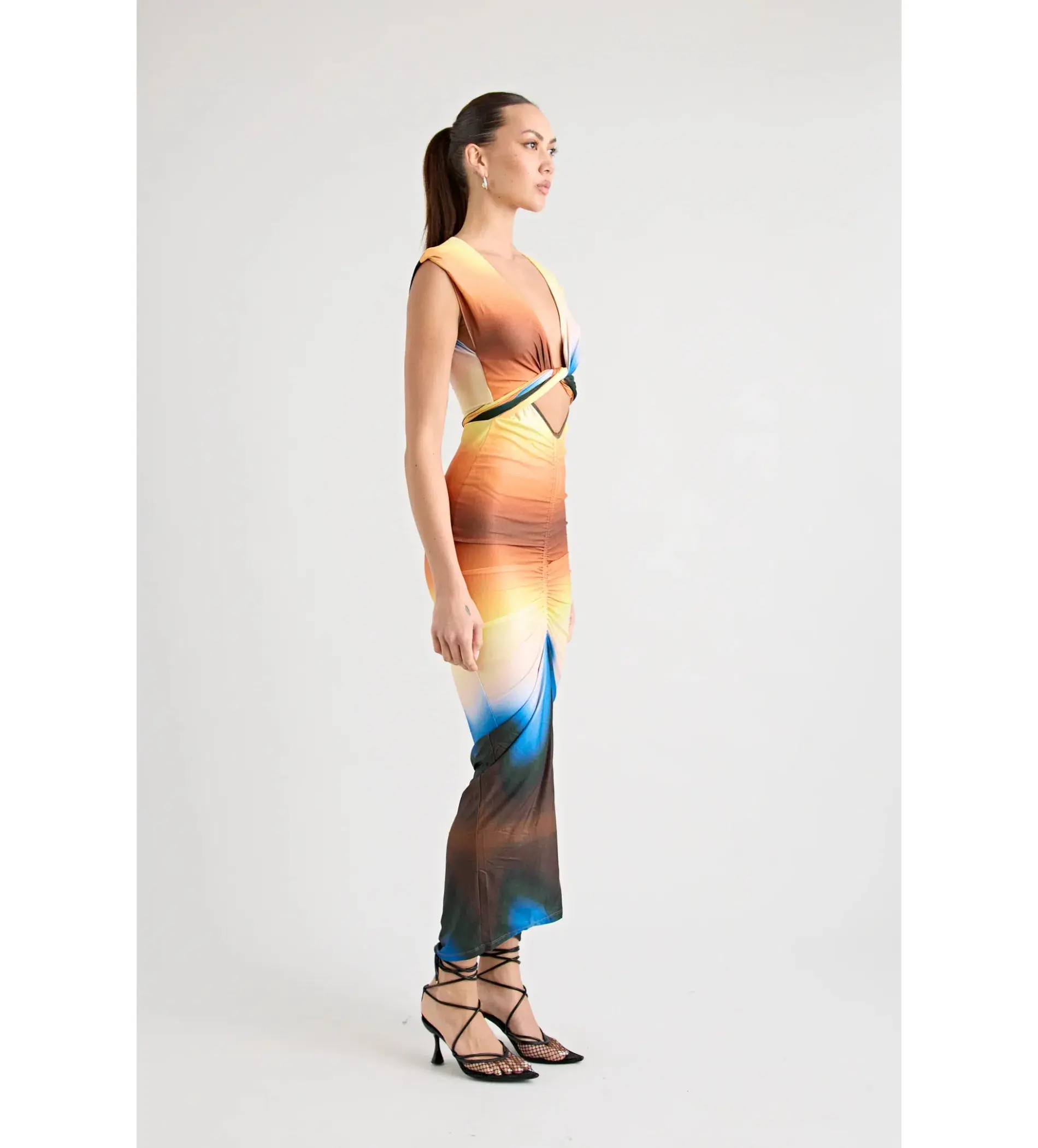 Pfeiffer Lexington Dress in Earth Size 8 - Image 3