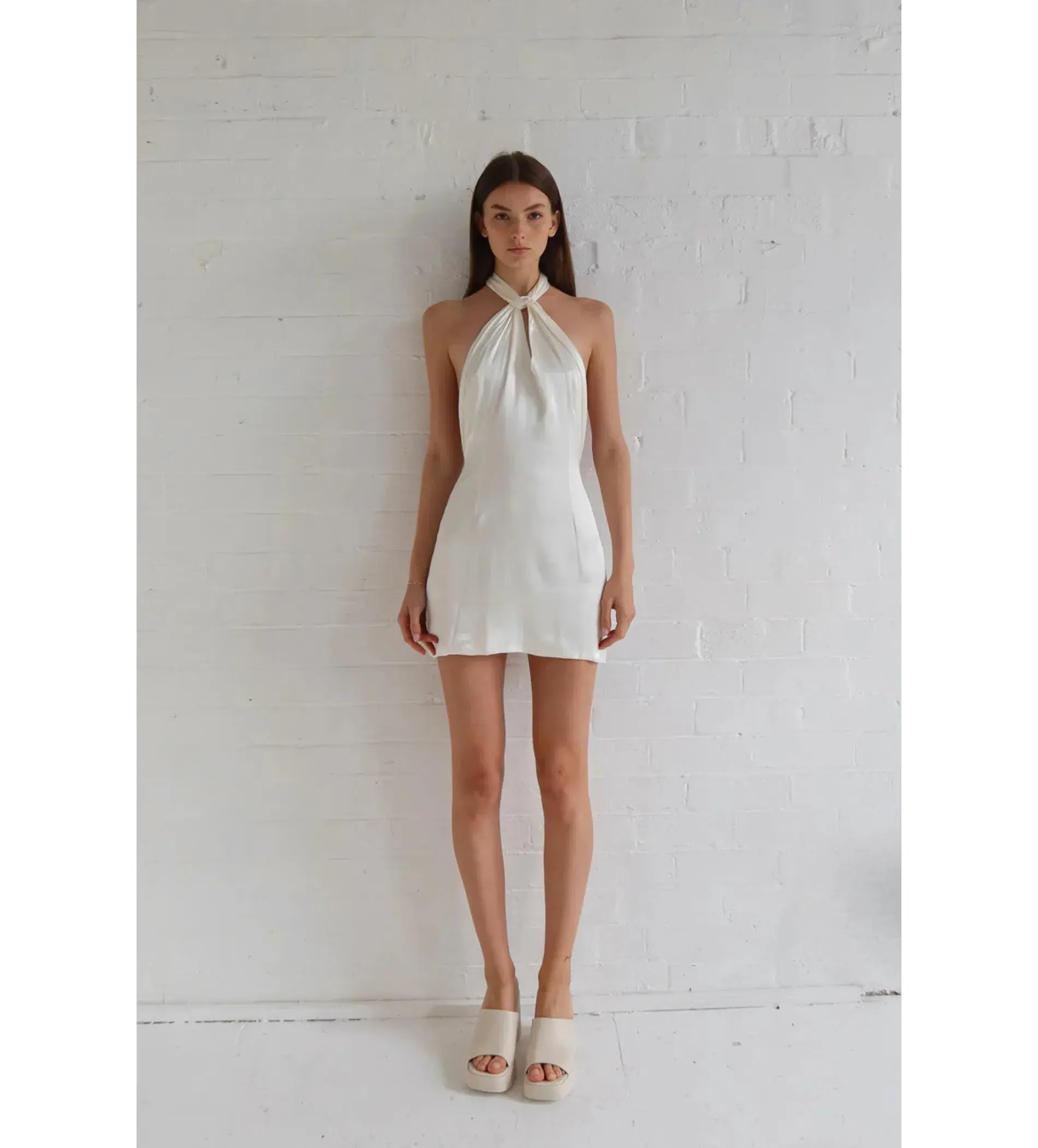 23rd & Madison Lexi White Mini Dress White Size 10 - Image 1