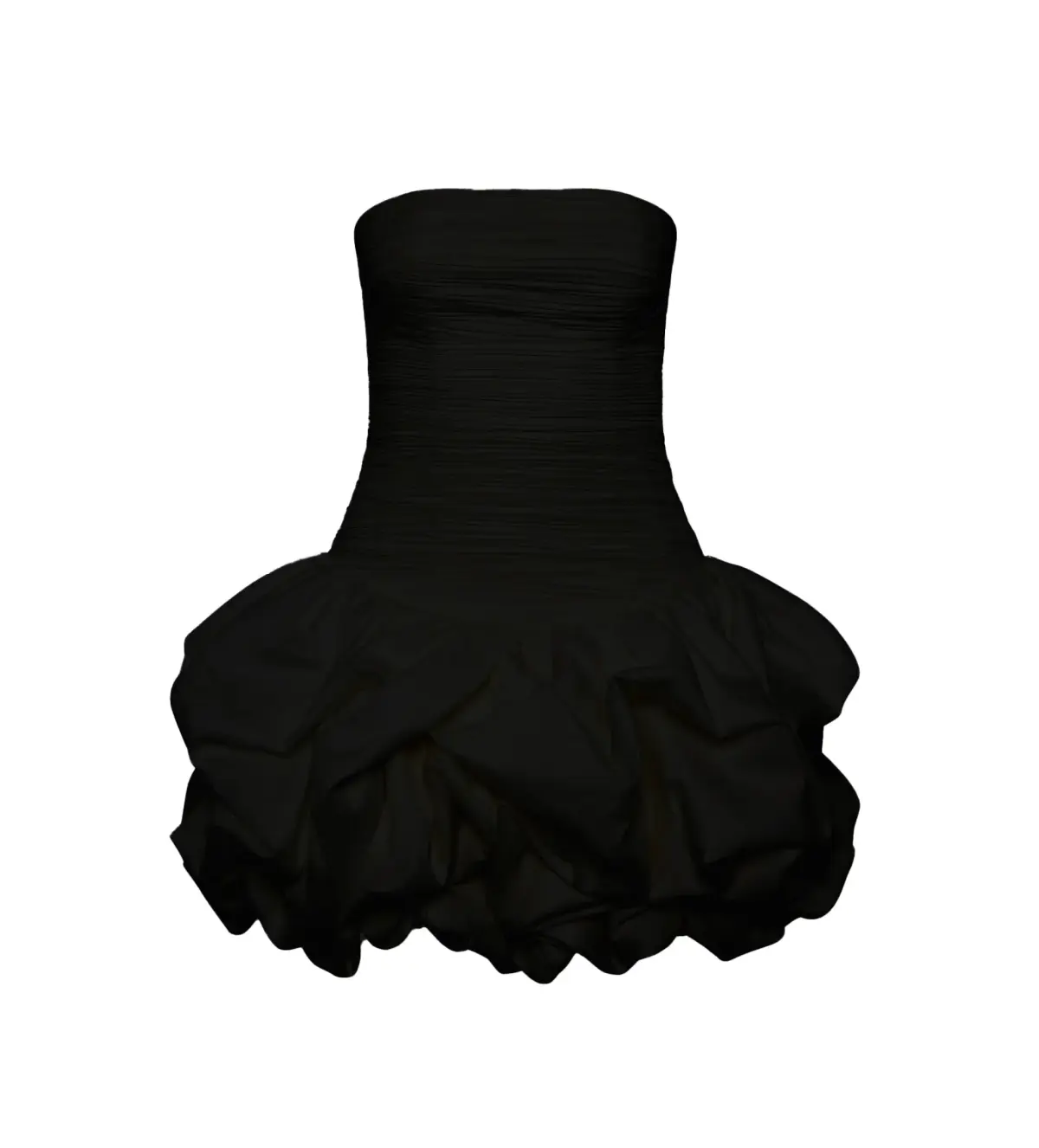 Aje Violette Bubble Hem Mini Black Dress Size 12 - Image 5