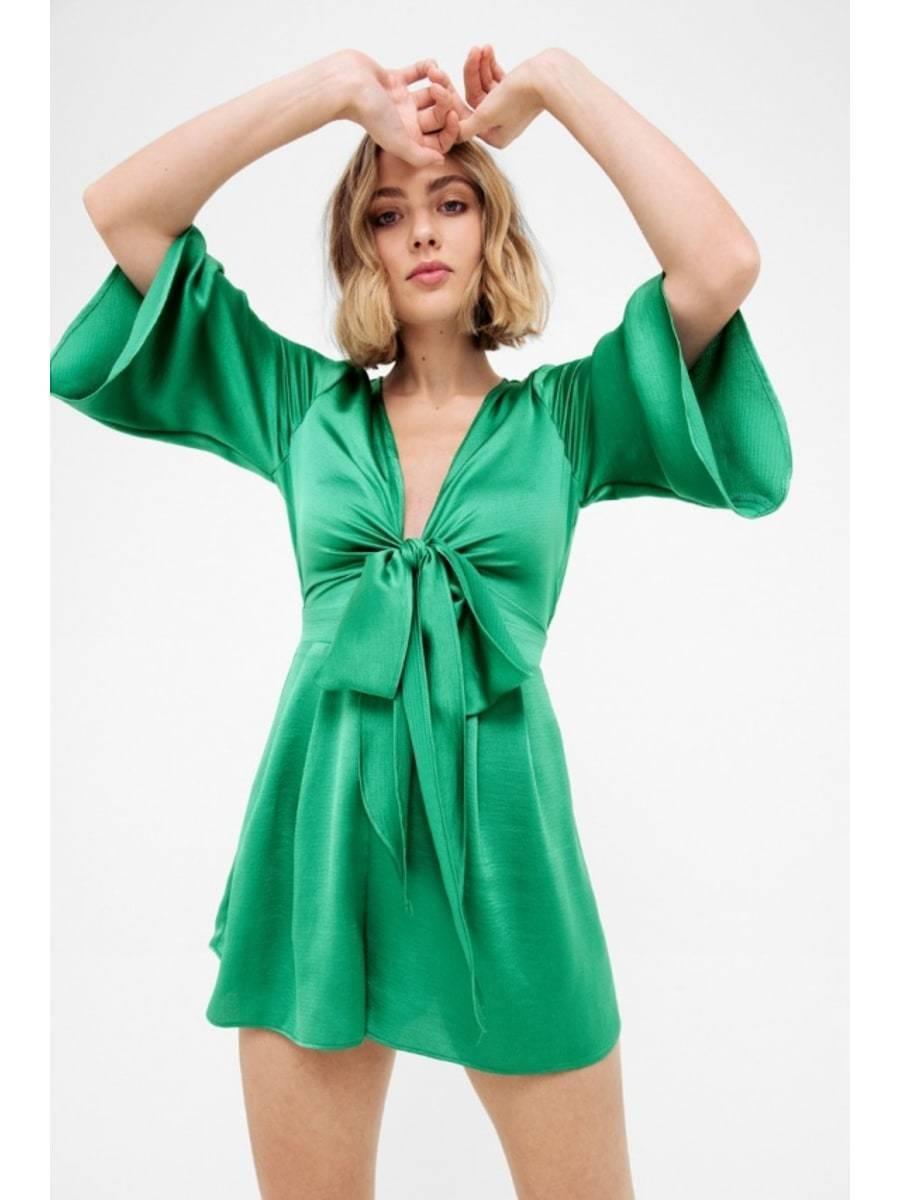 Sheike Provincial Playsuit Green Size 6 for rent on The Volte - main image