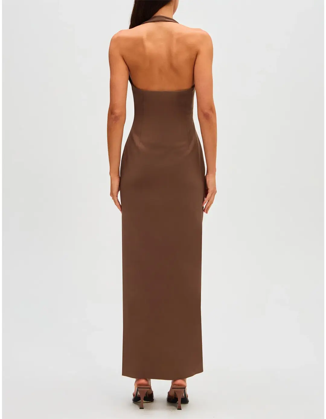 Misha Alusia Maxi Brown Size 6 for rent on The Volte - main image