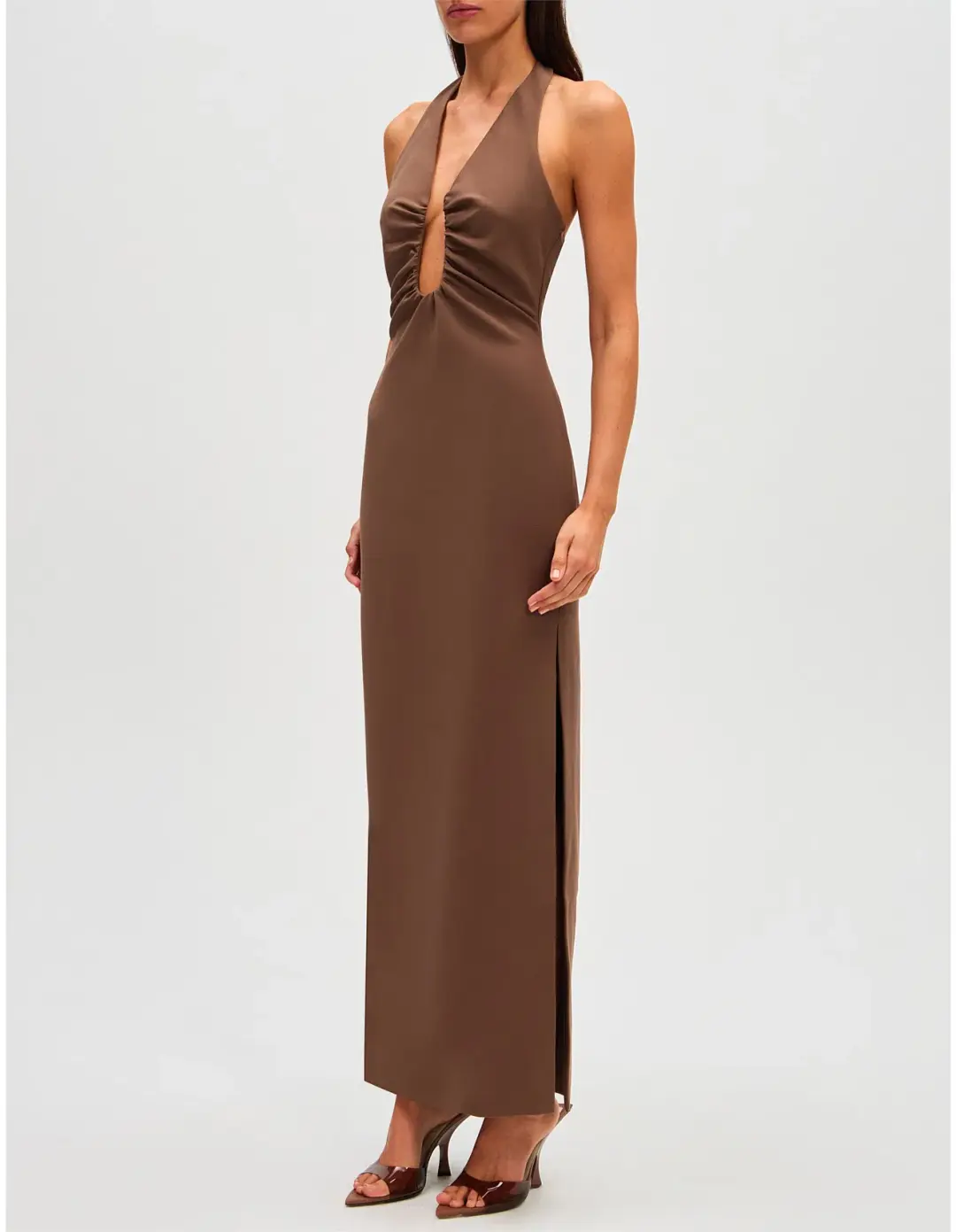 Misha Alusia Maxi Brown Size 6 for rent on The Volte - main image