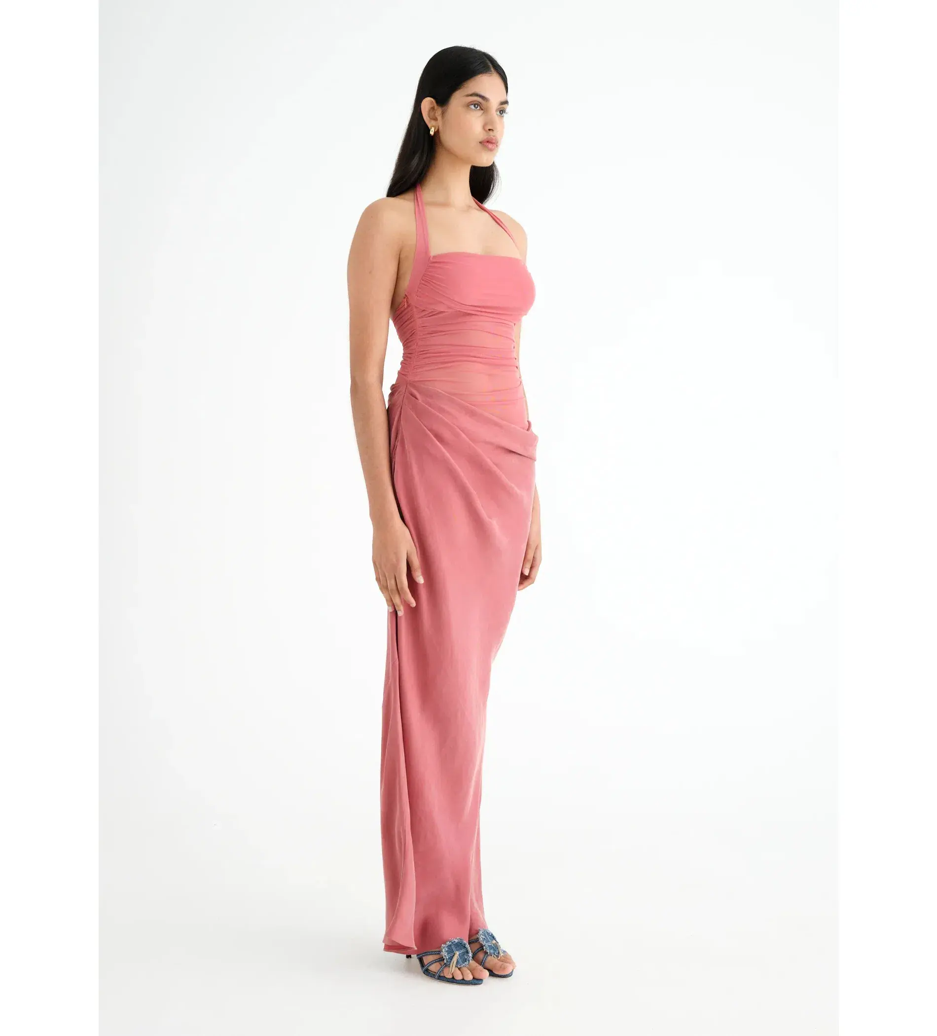 Benni Gina Maxi Dress in Rose Size AU 10  - Image 2