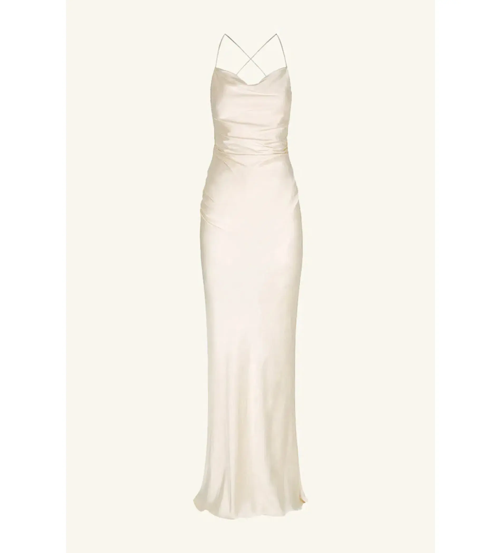 Shona Joy La Lune Lace Back Maxi Dress Cream Size XS / AU 6 - Image 4