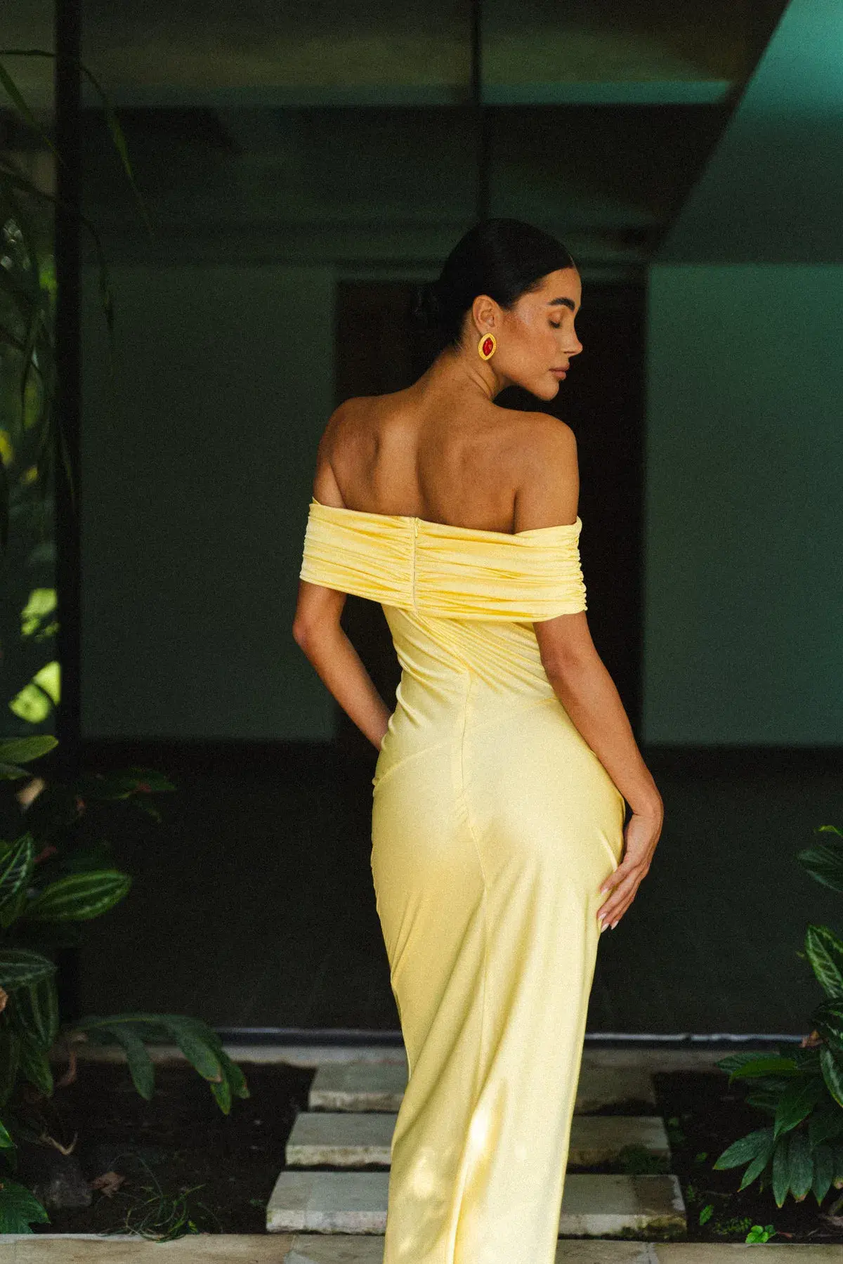HNTR The Label Kayla Gown Lemon Size S / AU 8 - Image 2
