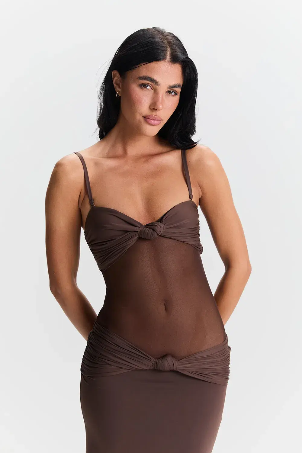 Sasha Therese Amara Maxi Dress Brown Size XS / AU 6 - Image 4