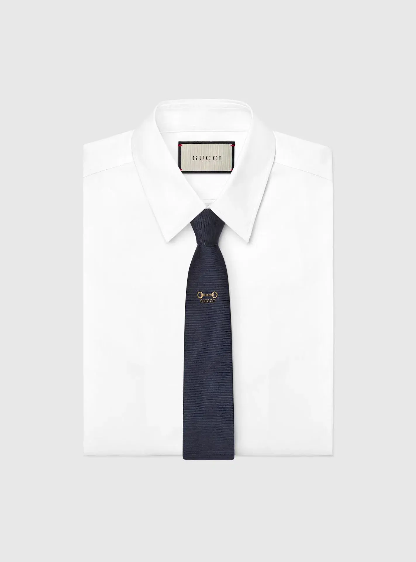 Gucci Silk Men's Tie Dark Blue  - Image 1